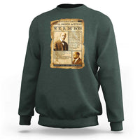 Vintage Newspaper W E B Du Bois Sweatshirt Civil Rights History
