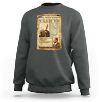 Vintage Newspaper W E B Du Bois Sweatshirt Civil Rights History
