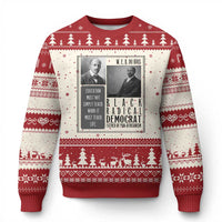 W E B Du Bois Ugly Christmas Sweater Pan Africanism Intellectual Leader