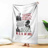 W E B Du Bois Education And Human Development Quote Throw Blanket