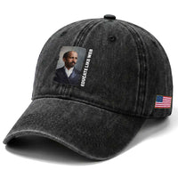 Educate Like W E B Washed Cotton Baseball Cap African American Heritage
