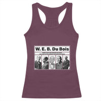 W E B Du Bois Quote Racerback Tank Top There Is But One Coward On Earth
