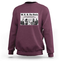 W E B Du Bois Quote Sweatshirt There Is But One Coward On Earth