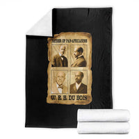 W E B Du Bois Throw Blanket African American History Gift