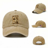 W E B Du Bois Washed Cotton Baseball Cap African American History Gift