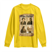 One Person Can Change The World Quote Long Sleeve Shirt Rosa Parks Legacy