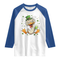 Funny Drunk Irish Duck Raglan Shirt St Patricks Day Gift