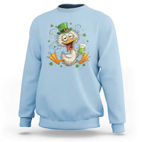 Funny Drunk Irish Duck Sweatshirt St Patricks Day Gift