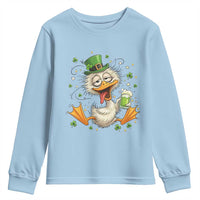 Funny Drunk Irish Duck Youth Sweatshirt St Patricks Day Gift