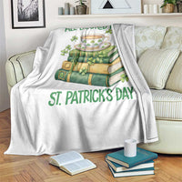 All Booked For St Patricks Day Throw Blanket Gift For Book Lovers
