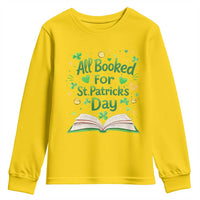 All Booked For St Patricks Day Youth Sweatshirt Irish Bookworm Gift