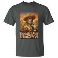 Funny El Squatcho Cinco De Mayo T Shirt Just Here For Tacos And Margaritas