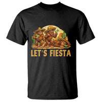 Funny Drunk Bigfoot Cinco De Mayo T Shirt Lets Fiesta Party Gift