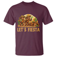 Funny Drunk Bigfoot Cinco De Mayo T Shirt Lets Fiesta Party Gift