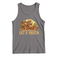 Funny Drunk Bigfoot Cinco De Mayo Tank Top Lets Fiesta Party Gift