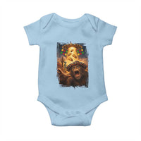 Funny Bigfoot Alien Selfie Baby Onesie Cinco De Mayo Party Gift