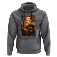 Funny Bigfoot Alien Selfie Hoodie Cinco De Mayo Party Gift