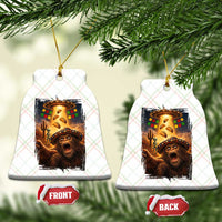 Funny Bigfoot Alien Selfie Ceramic Ornament Cinco De Mayo Party Gift