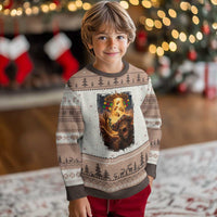 Funny Bigfoot Alien Selfie Ugly Christmas Sweater Cinco De Mayo Party Gift