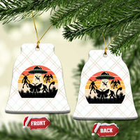 Retro Sunset Cryptid Squad Ceramic Ornament Cryptid Lover Gift
