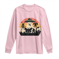Retro Sunset Cryptid Squad Long Sleeve Shirt Cryptid Lover Gift