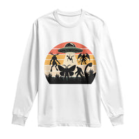 Retro Sunset Cryptid Squad Long Sleeve Shirt Cryptid Lover Gift