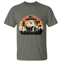 Retro Sunset Cryptid Squad T Shirt Cryptid Lover Gift