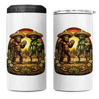 Funny Bigfoot Chupacabra Cinco De Mayo 4 in 1 Can Cooler Tumbler Cryptid Lover Gift