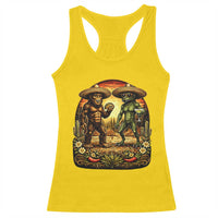 Funny Bigfoot Chupacabra Cinco De Mayo Racerback Tank Top Cryptid Lover Gift