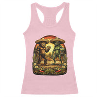 Funny Bigfoot Chupacabra Cinco De Mayo Racerback Tank Top Cryptid Lover Gift