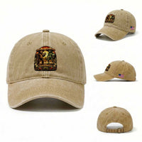 Funny Bigfoot Chupacabra Cinco De Mayo Washed Cotton Baseball Cap Cryptid Lover Gift