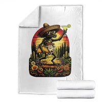 Funny Chupacabra Goat Taco Lover Throw Blanket Cinco De Mayo Party Gift