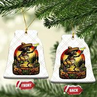 Funny Chupacabra Goat Taco Lover Ceramic Ornament Cinco De Mayo Party Gift