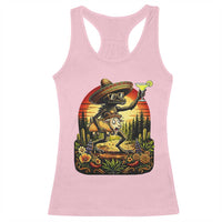 Funny Chupacabra Goat Taco Lover Racerback Tank Top Cinco De Mayo Party Gift