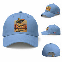 Funny Cinco De Mayo Chupacabra Baseball Cap Guitar Fiesta Gift