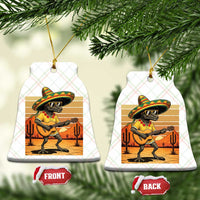 Funny Cinco De Mayo Chupacabra Ceramic Ornament Guitar Fiesta Gift