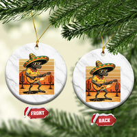Funny Cinco De Mayo Chupacabra Ceramic Ornament Guitar Fiesta Gift
