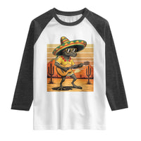 Funny Cinco De Mayo Chupacabra Raglan Shirt Guitar Fiesta Gift