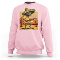 Funny Cinco De Mayo Chupacabra Sweatshirt Guitar Fiesta Gift