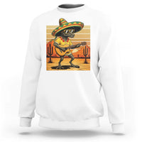 Funny Cinco De Mayo Chupacabra Sweatshirt Guitar Fiesta Gift
