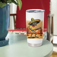 Funny Cinco De Mayo Chupacabra Tumbler Cup Guitar Fiesta Gift