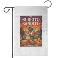 Funny El Chupacabra Burrito Bandito Garden Flag Cinco De Mayo Gift