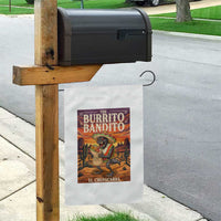 Funny El Chupacabra Burrito Bandito Garden Flag Cinco De Mayo Gift