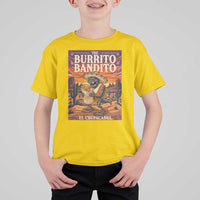 Funny El Chupacabra Burrito Bandito T Shirt For Kid Cinco De Mayo Gift