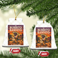 Funny El Chupacabra Burrito Bandito Ceramic Ornament Cinco De Mayo Gift