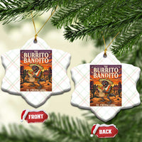 Funny El Chupacabra Burrito Bandito Ceramic Ornament Cinco De Mayo Gift