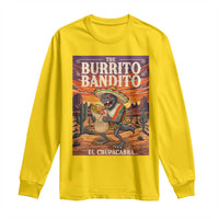 Funny El Chupacabra Burrito Bandito Long Sleeve Shirt Cinco De Mayo Gift