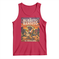 Funny El Chupacabra Burrito Bandito Tank Top Cinco De Mayo Gift