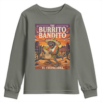 Funny El Chupacabra Burrito Bandito Youth Sweatshirt Cinco De Mayo Gift