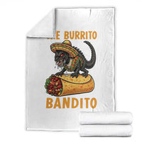 Funny Cinco De Mayo Chupacabra Throw Blanket The Burrito Bandito